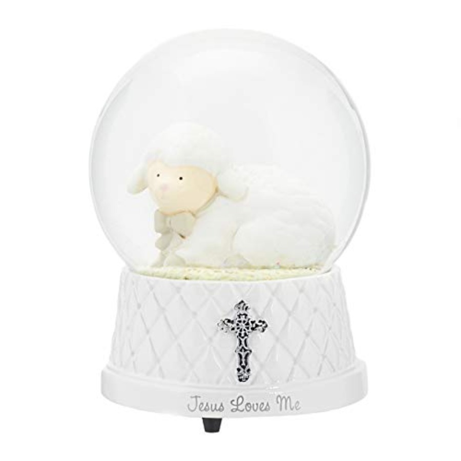 Snow Globe Musical - DEMDACO Jesus Loves Me Musical Water