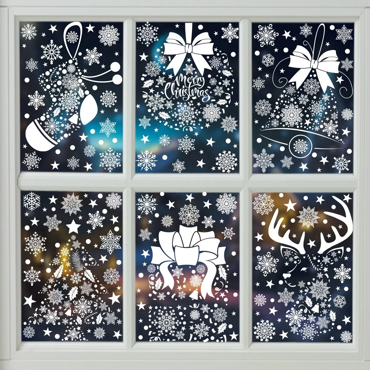Christmas Wall Sticker Snowfla – Snowflake Window Decal recenzja i cena