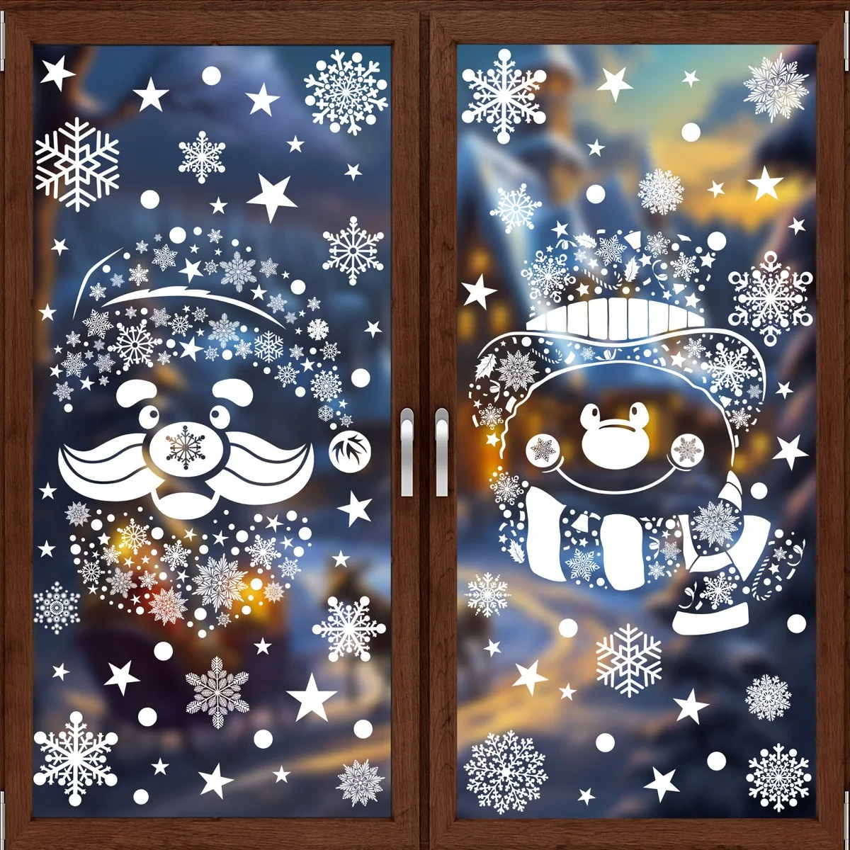 Christmas Wall Sticker Snowfla – Snowflake Window Decal recenzja i cena