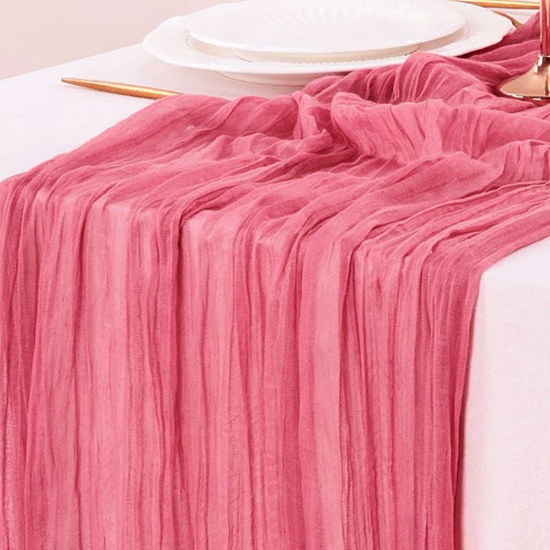 Red Table Runner Gauze Wedding – Christmas Table Runner recenzja i cena