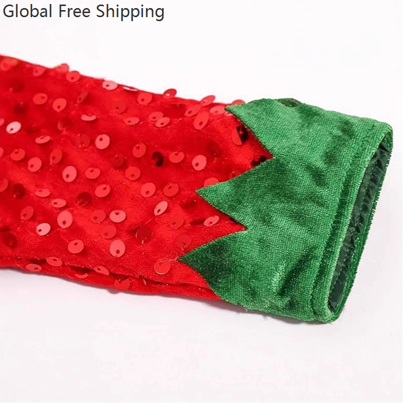 Girls Christmas Costume Set Sa – Elf Costume Christmas recenzja i cena