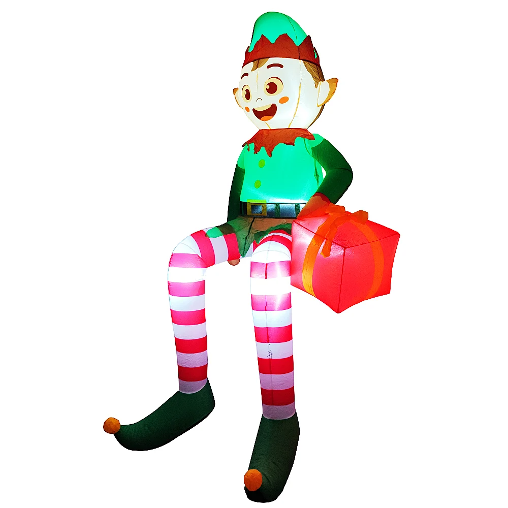 8FT Christmas Inflatable Trim  – Christmas Lights Outdoor recenzja i cena