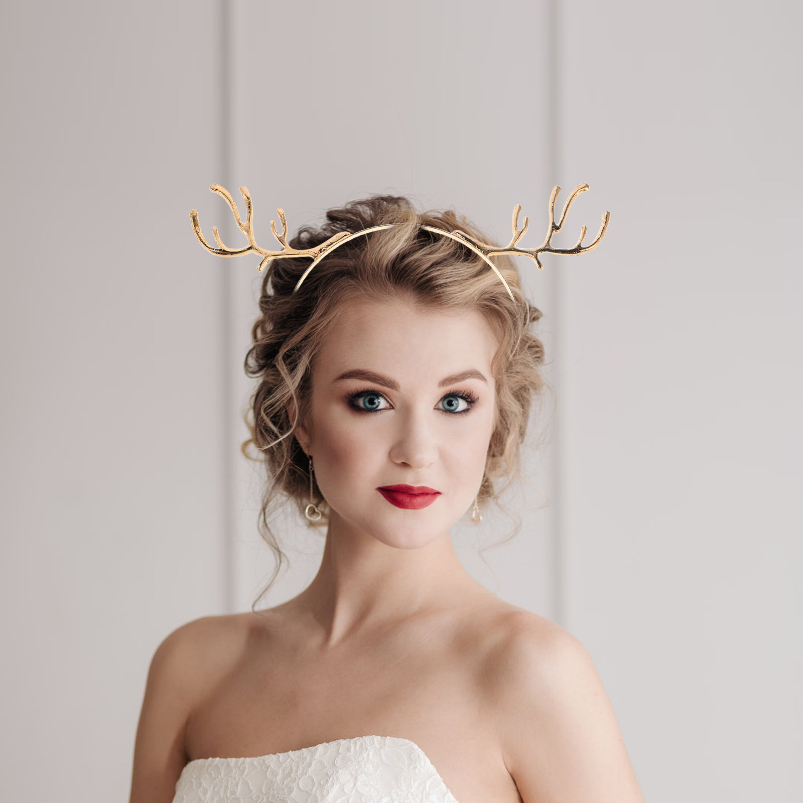3Pcs Cute Reindeer Antler Head – Reindeer Antlers Headband recenzja i cena