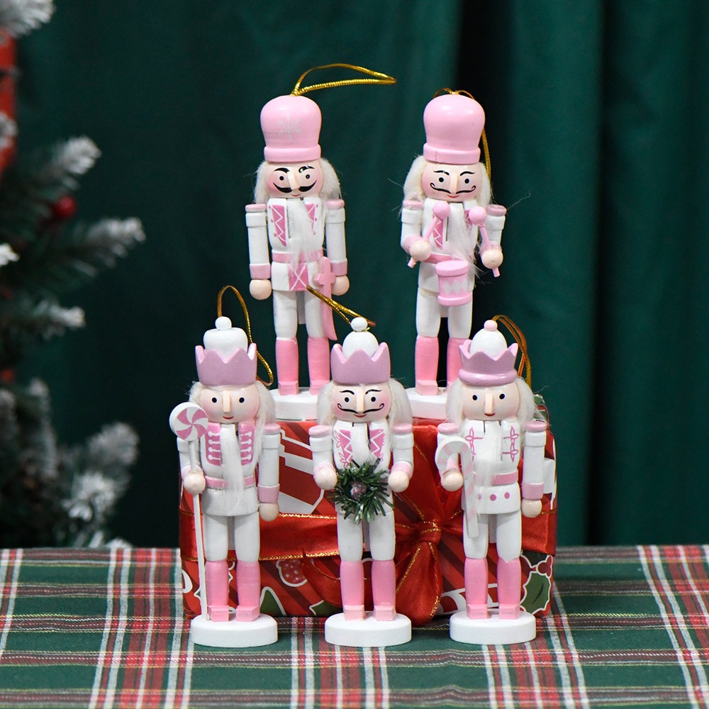 5PCS Macarone Powder Christmas – Nutcracker Figurine recenzja i cena