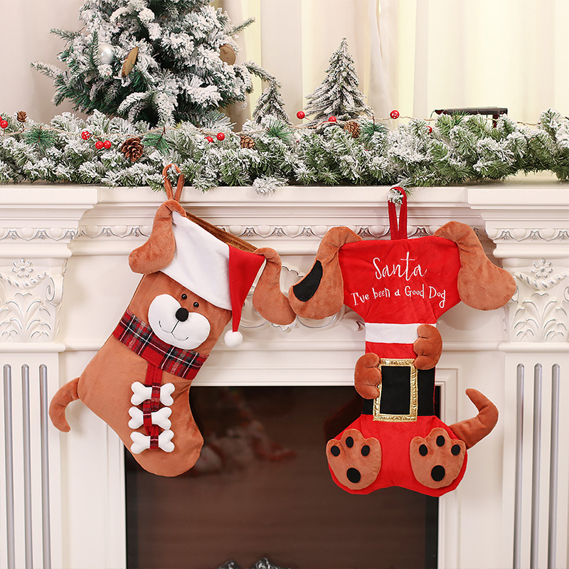 3D Animal Christmas Stockings  – Christmas Stocking Hanging recenzja i cena