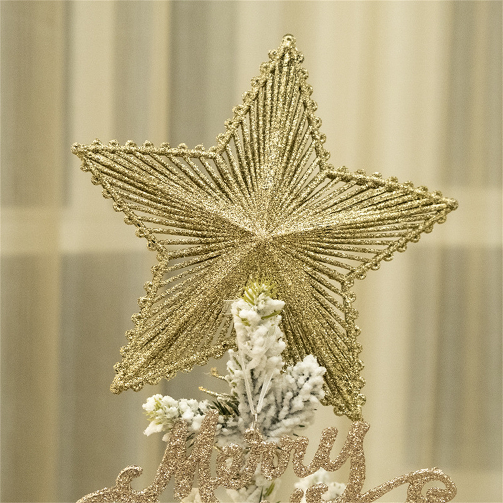 Gold Glitter Christmas Tree To – Star Tree Topper recenzja i cena