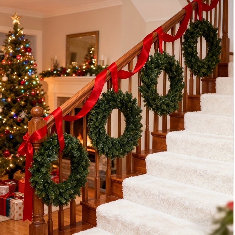 1pc Artificial Christmas Wreat – Christmas Wreath Fake recenzja i cena