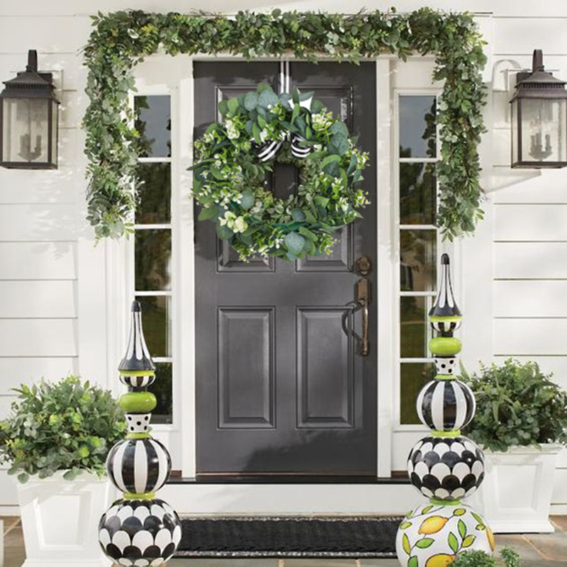 Eucalyptus Wreath Flowers Gift – Christmas Wreath Fake recenzja i cena