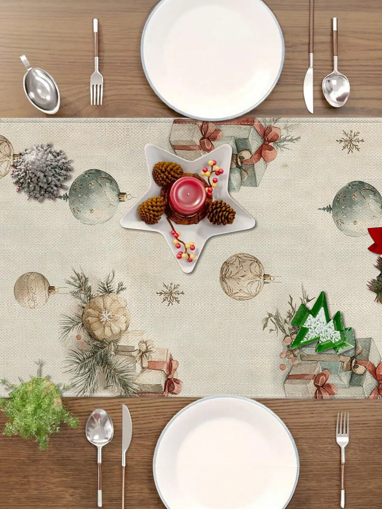 1pc Christmas Nutcracker & Bal – Christmas Table Runner recenzja i cena