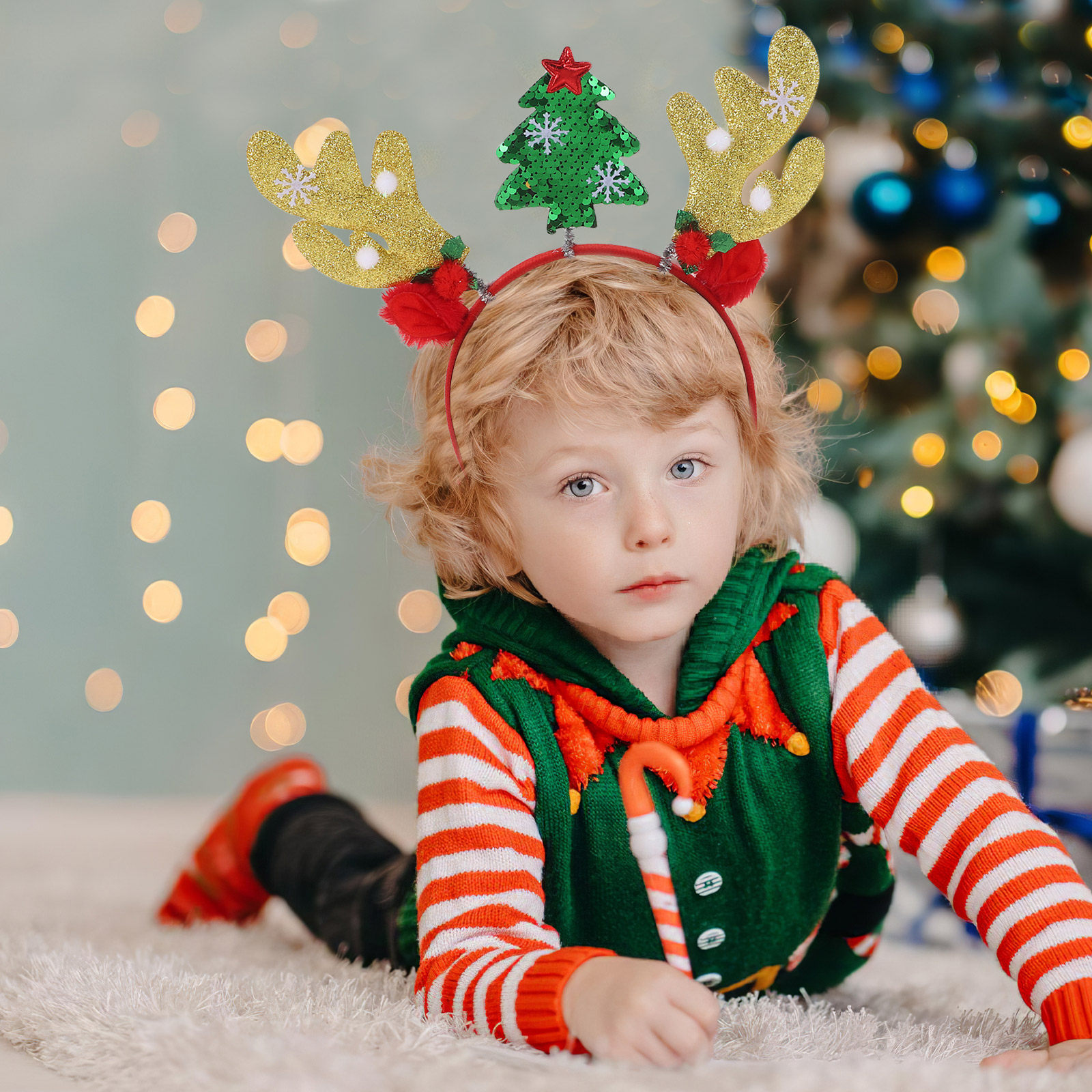 2Pcs Christmas Reindeer Antler – Reindeer Antlers Headband recenzja i cena
