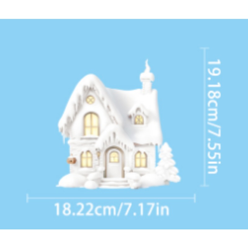 Snowman Snowflake Elk Christma – Snowflake Window Decal recenzja i cena