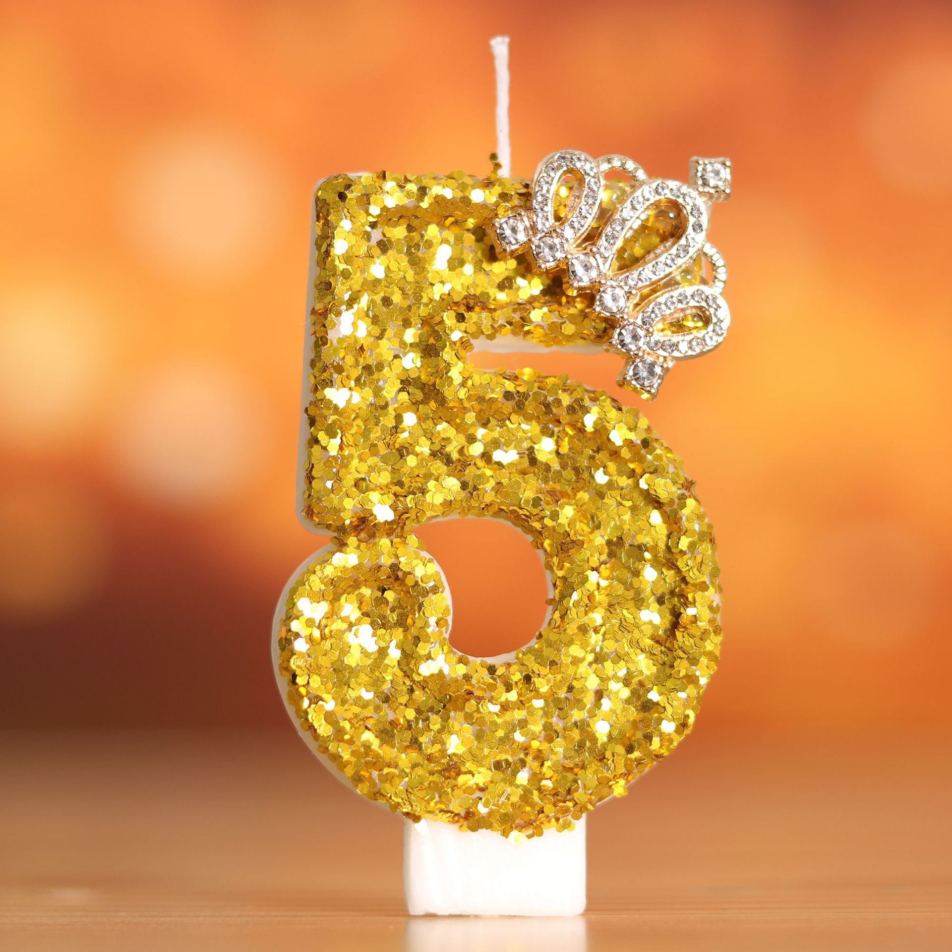 Digital Birthday Cake Gold Cro – Holiday Candle Set recenzja i cena