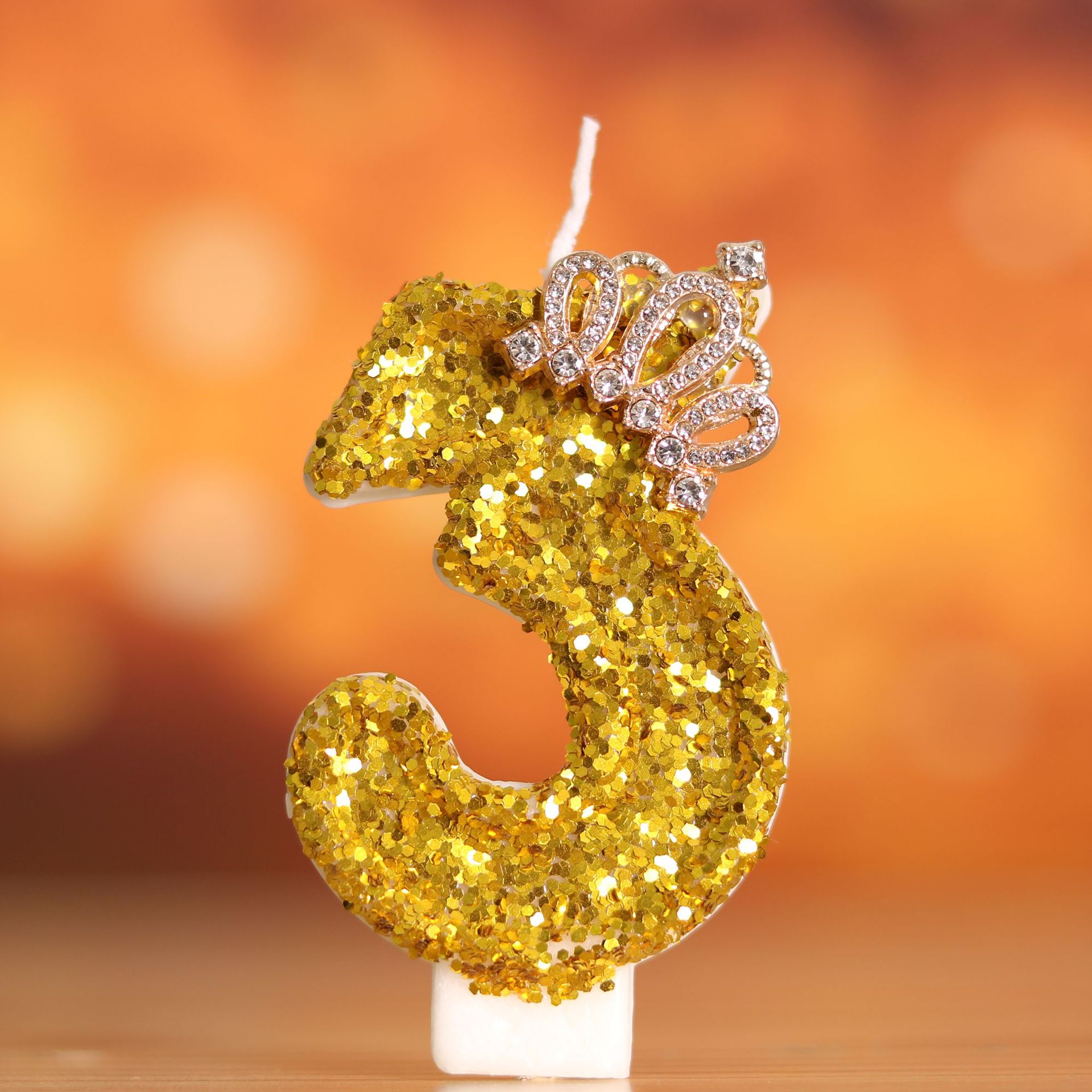 Digital Birthday Cake Gold Cro – Holiday Candle Set recenzja i cena