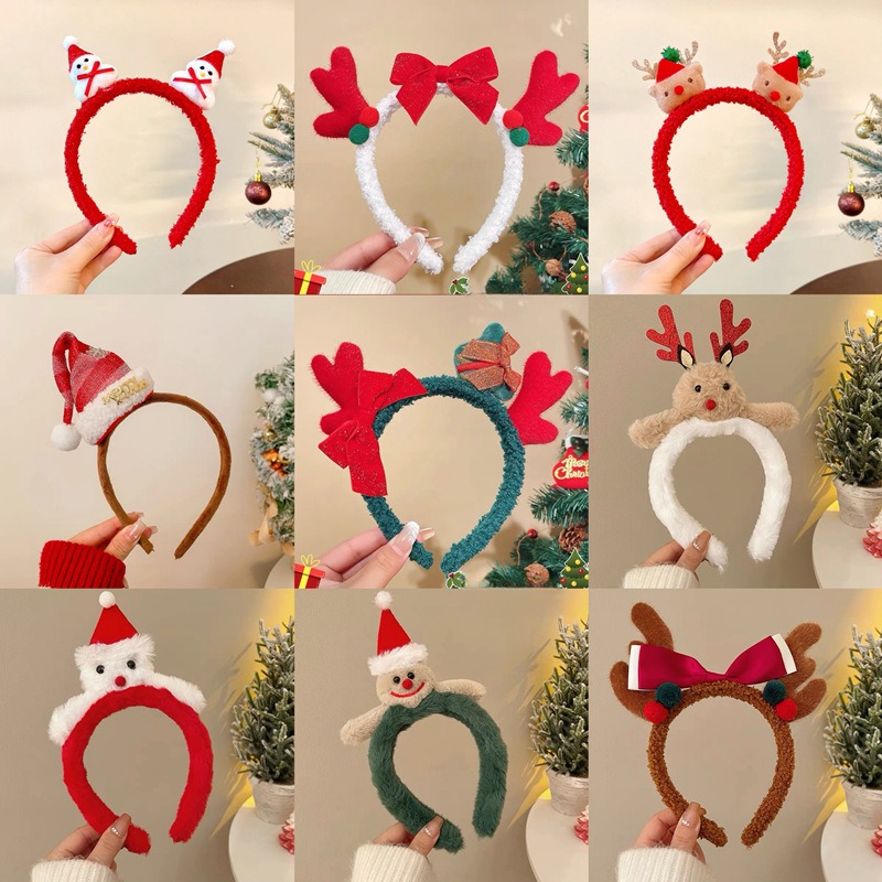 Christmas Santa Cute Bear Plus – Reindeer Antlers Headband recenzja i cena