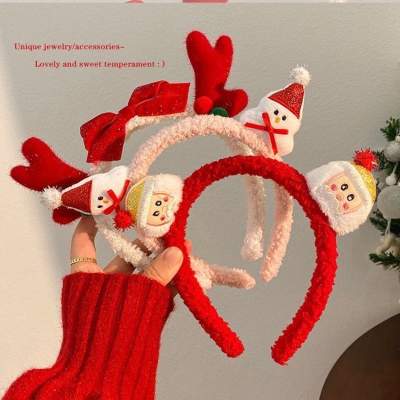 Christmas Santa Cute Bear Plus – Reindeer Antlers Headband recenzja i cena