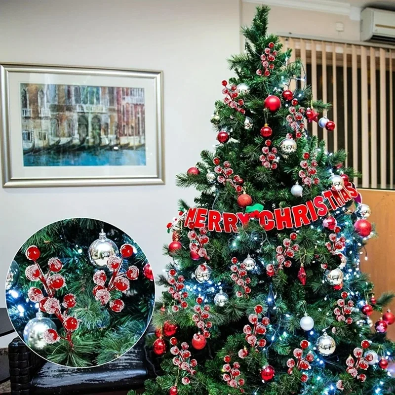 10-200PCS Artificial Red Berry – Christmas Tree Artificial recenzja i cena