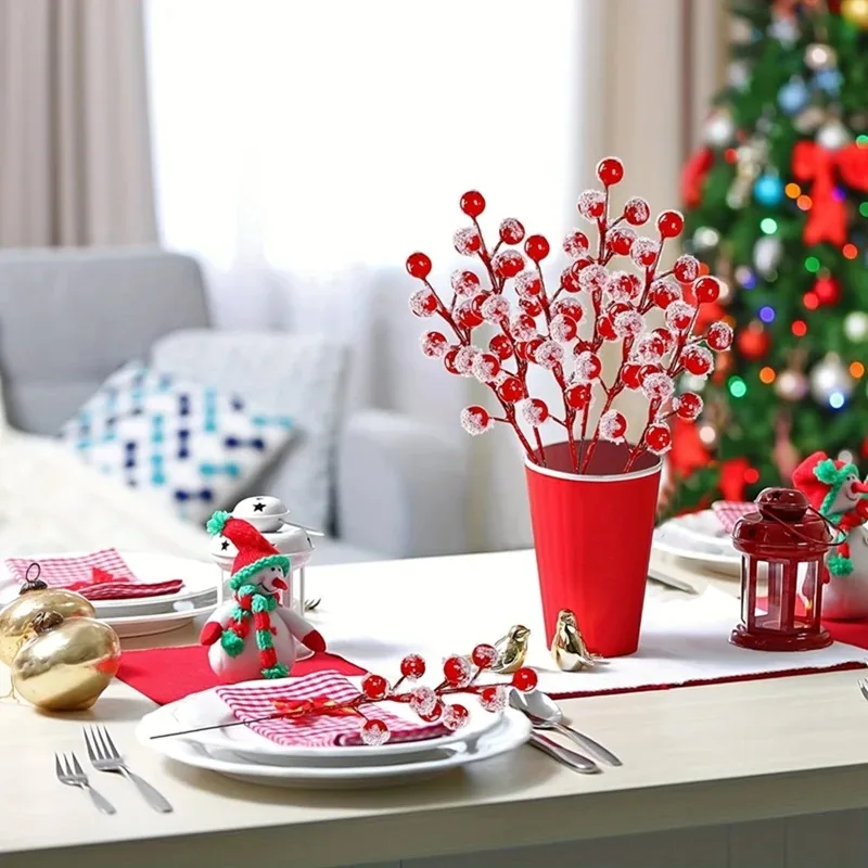 10-200PCS Artificial Red Berry – Christmas Tree Artificial recenzja i cena