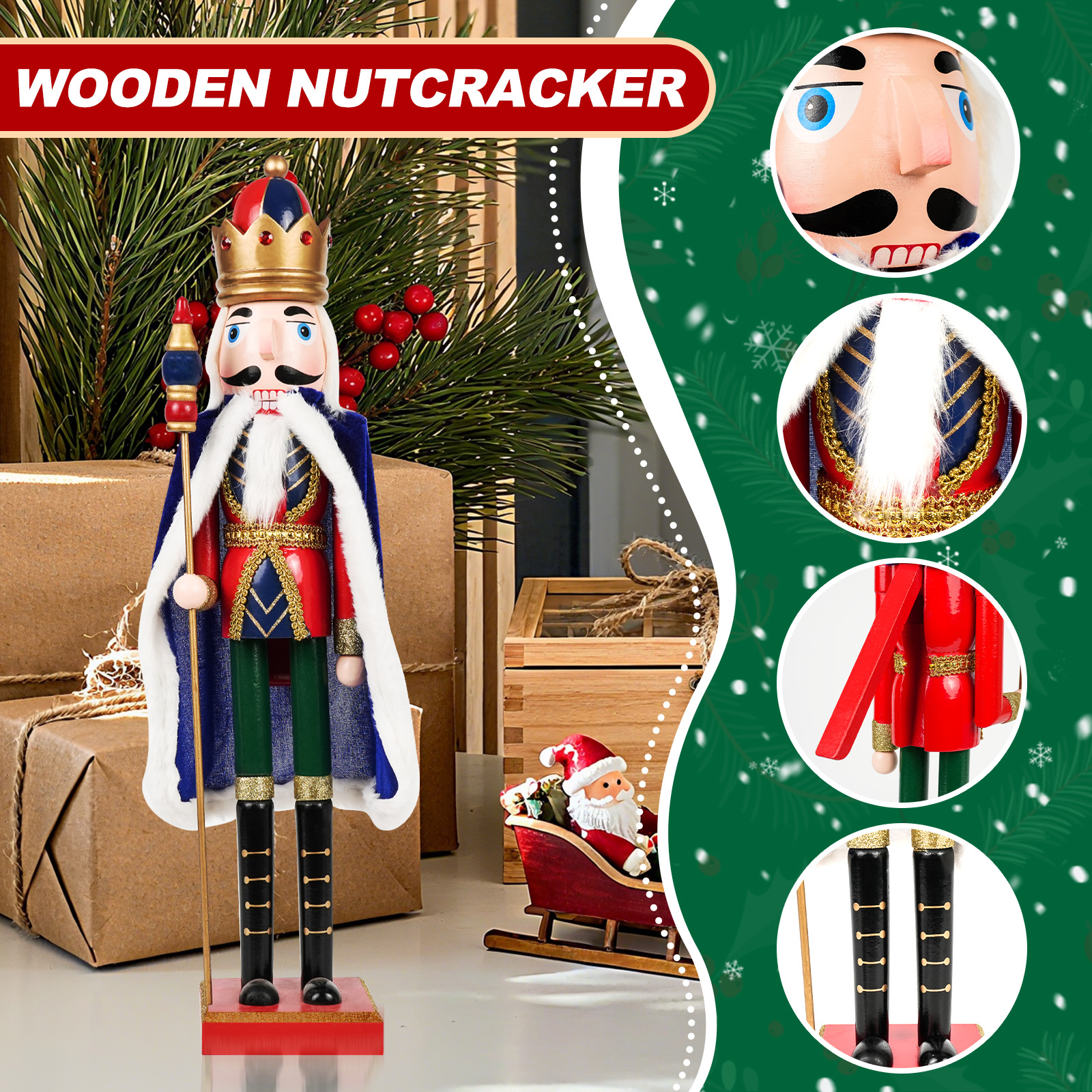 Christmas Nutcracker Decoratio – Nutcracker Figurine recenzja i cena