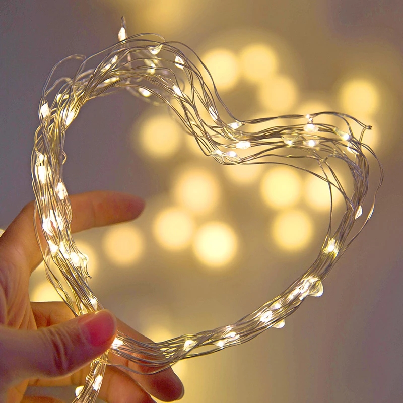 10M 5M 3M 2M Copper Wire LED T – Tinsel Garland Decoration recenzja i cena