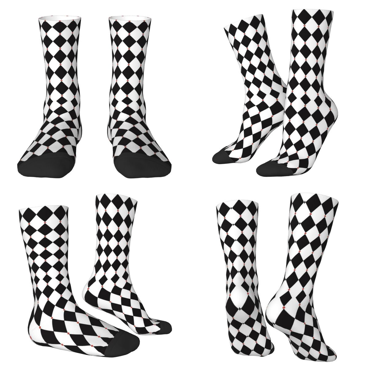 Harlequin Plaid Playing Cards  – Christmas Throw Blanket recenzja i cena