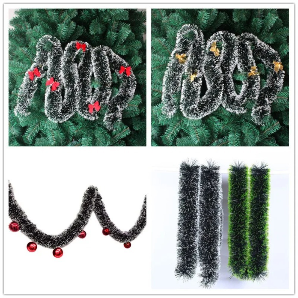 Christmas Tinsel Garland Artif – Led Fairy String Lights recenzja i cena