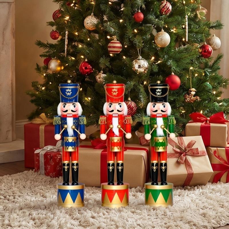 36Cm Wooden Nutcrackers Drum S – Nutcracker Figurine recenzja i cena