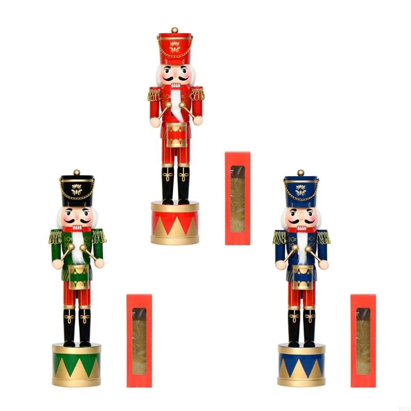 36Cm Wooden Nutcrackers Drum S – Nutcracker Figurine recenzja i cena