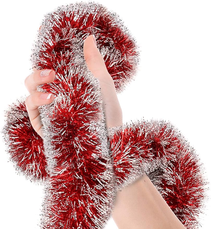 2M Christmas Metallic Streamer – Tinsel Garland Decoration recenzja i cena