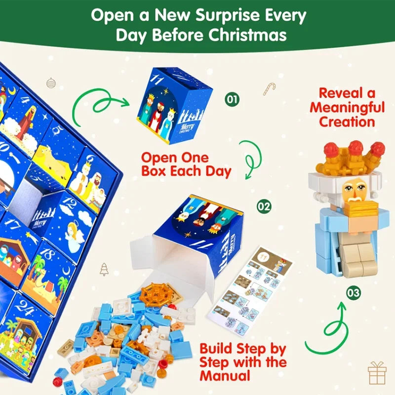 DIY Christmas Advent Calendar  – Advent Calendar Gift recenzja i cena