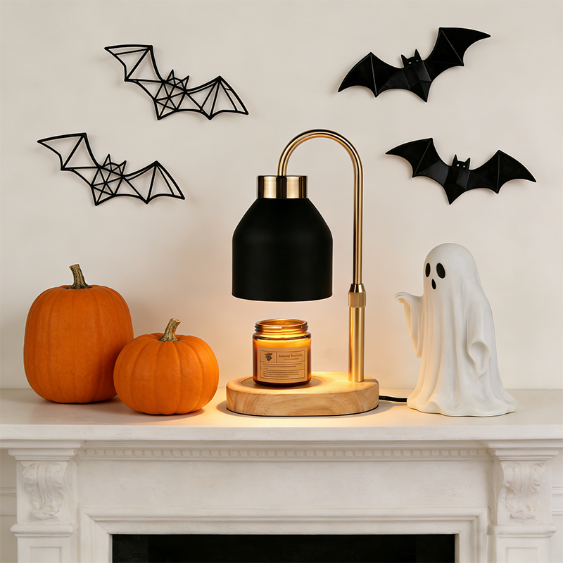 Black Candle Warmer Lamp with  – Holiday Candle Set recenzja i cena