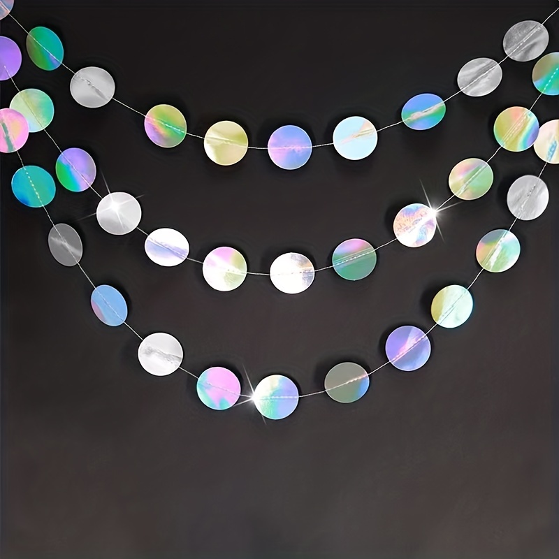 1pc Shimmering Iridescent Circ – Tinsel Garland Decoration recenzja i cena