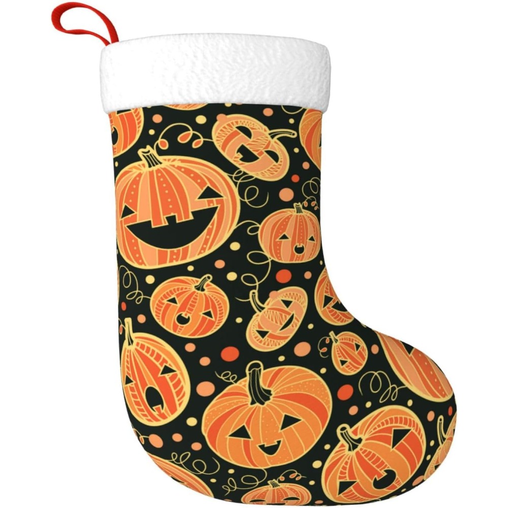 Halloween Pumpkin Christmas St – Christmas Stocking Hanging recenzja i cena