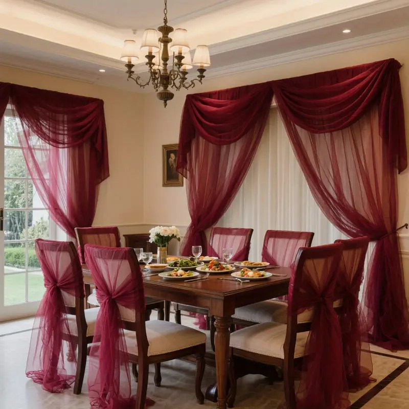 DIY Decoration Tulle Arch Drap – Christmas Table Runner recenzja i cena