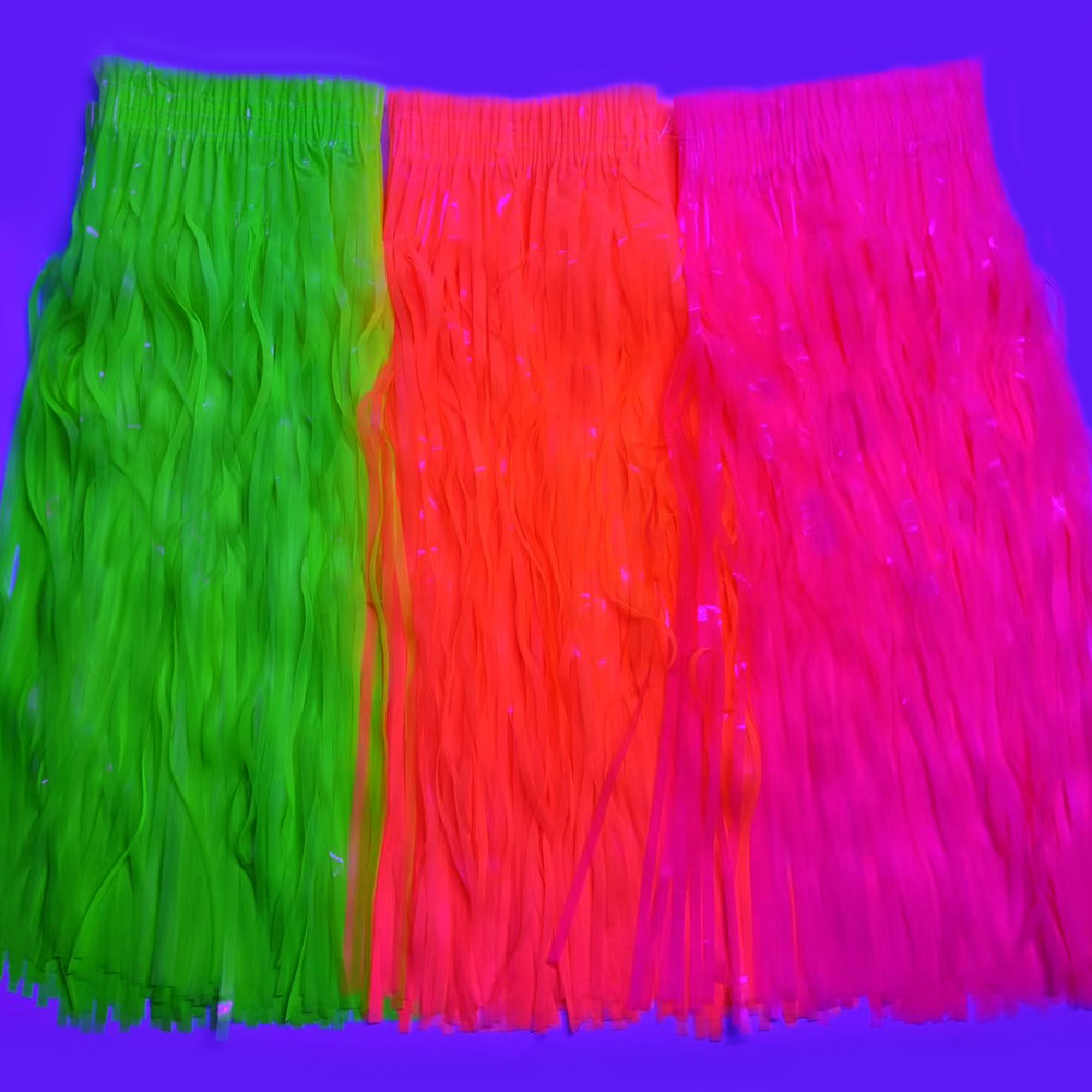 Neon Fluorescent Tinsel Skirt, – Tinsel Garland Decoration recenzja i cena