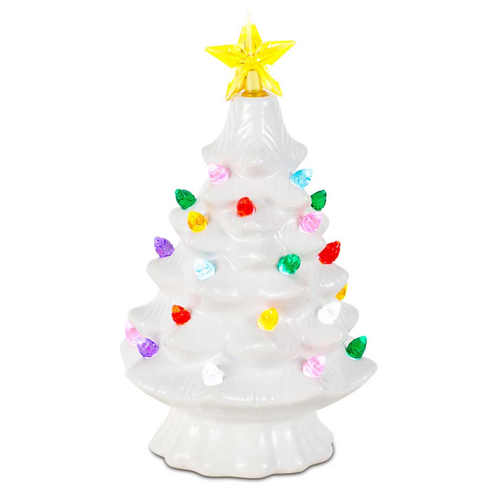 7 Inch Ceramic Christmas Villa – Star Tree Topper recenzja i cena