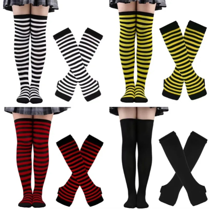 Women Thigh High Socks Arm Sle – Christmas Stocking Hanging recenzja i cena