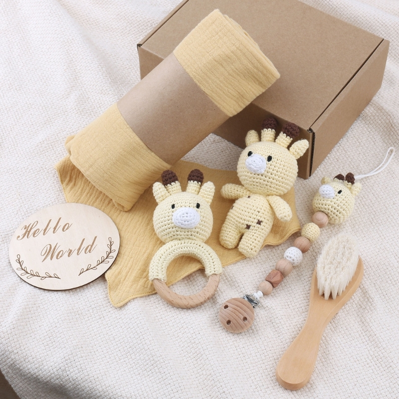 1 Set Baby Stuffed Animal Doll – Gift Box Wrap Set recenzja i cena