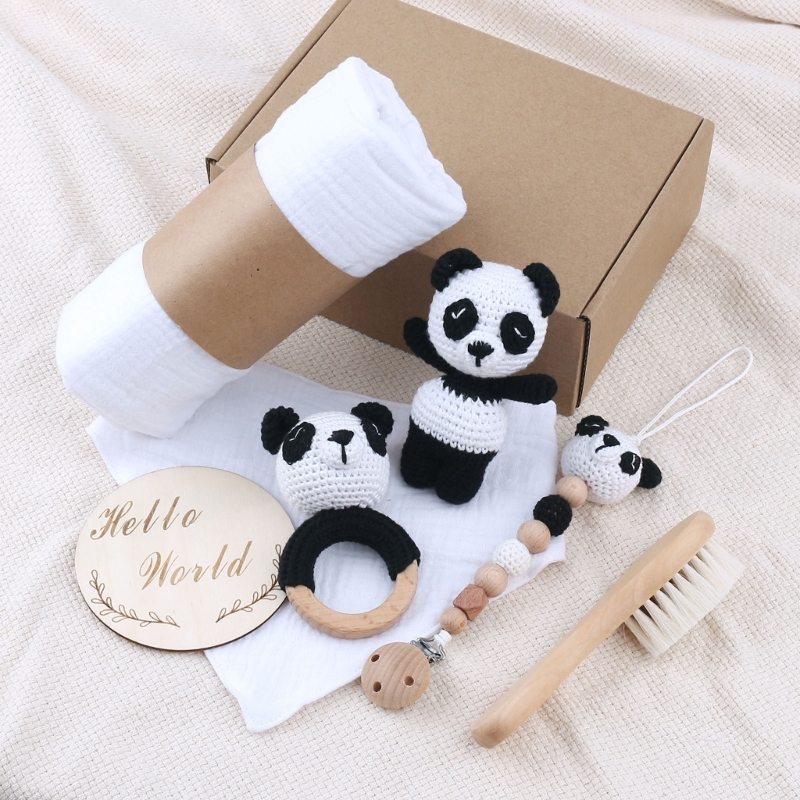 1 Set Baby Stuffed Animal Doll – Gift Box Wrap Set recenzja i cena