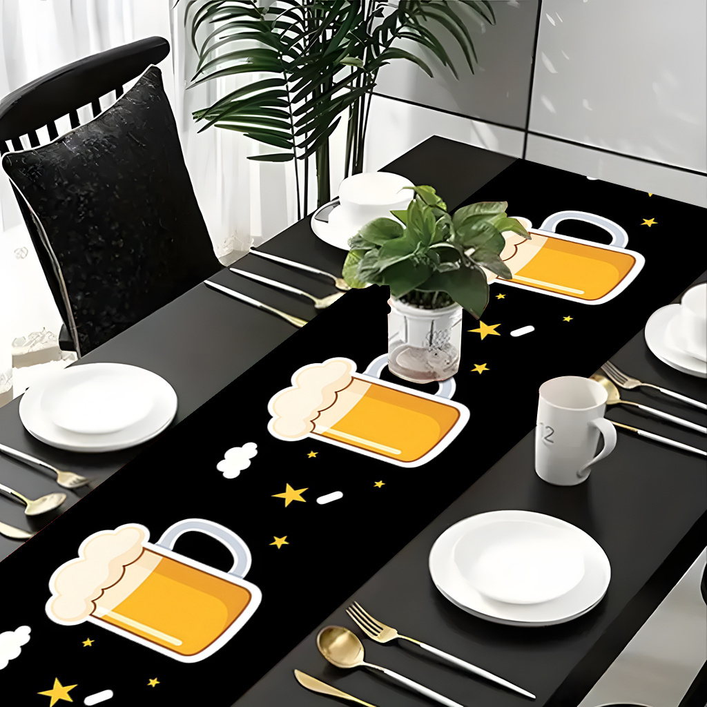 1pc 2D Flat Printed Table Runn – Christmas Table Runner recenzja i cena