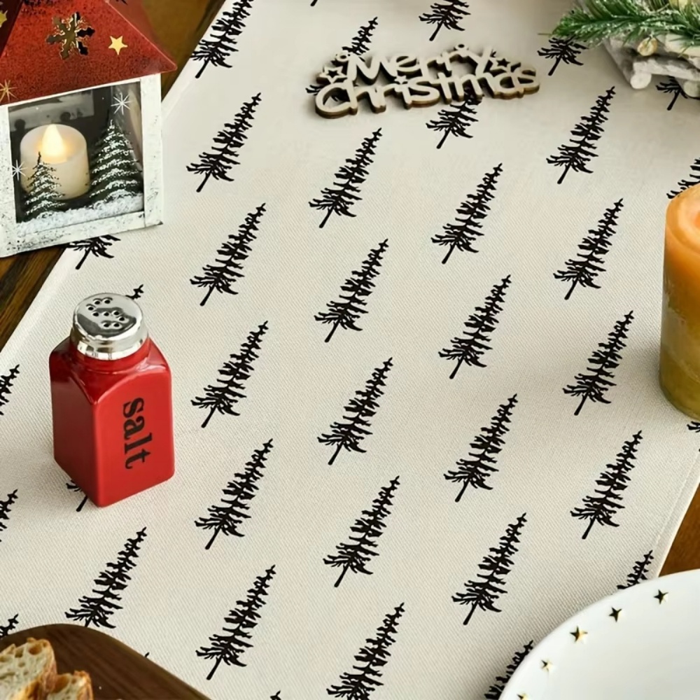 Minimalist Christmas Tree Tabl – Christmas Table Runner recenzja i cena