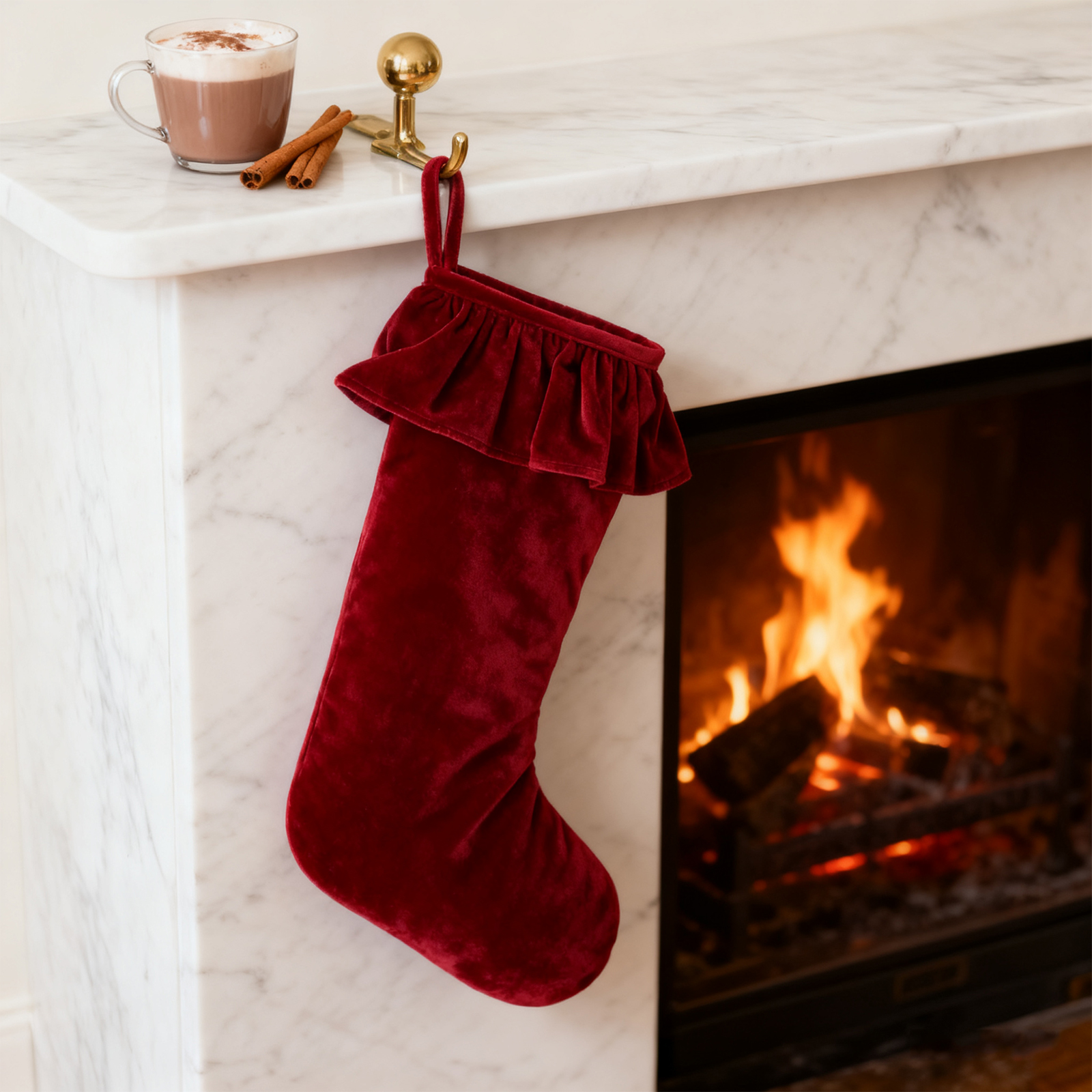 Velvet Christmas Stocking Holi – Christmas Stocking Hanging recenzja i cena