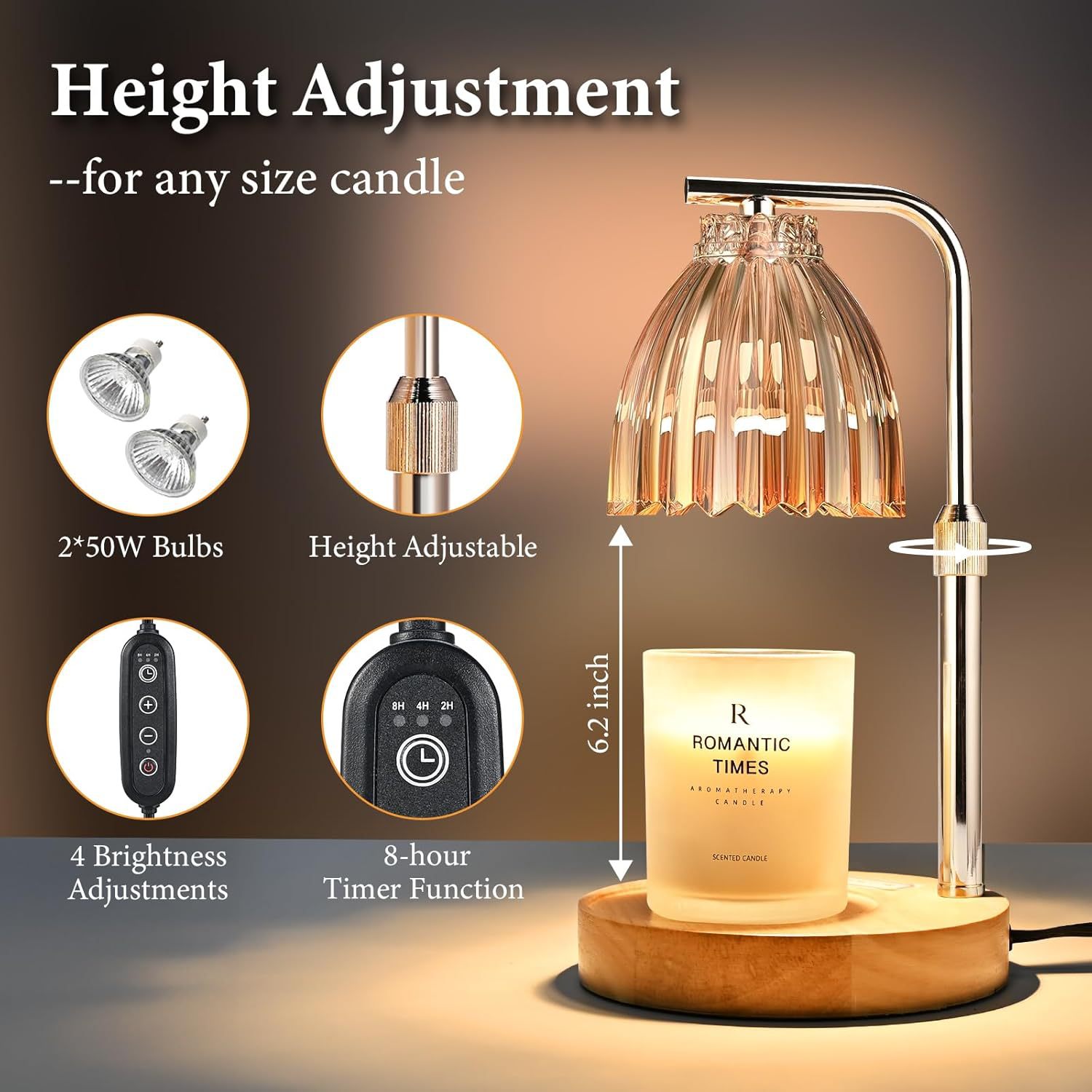 Adjustable Height Aromatherapy – Holiday Candle Set recenzja i cena
