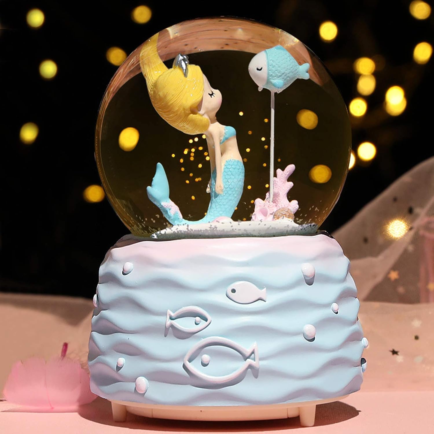 Mermaid Snow Globe Music Box w – Snow Globe Musical recenzja i cena