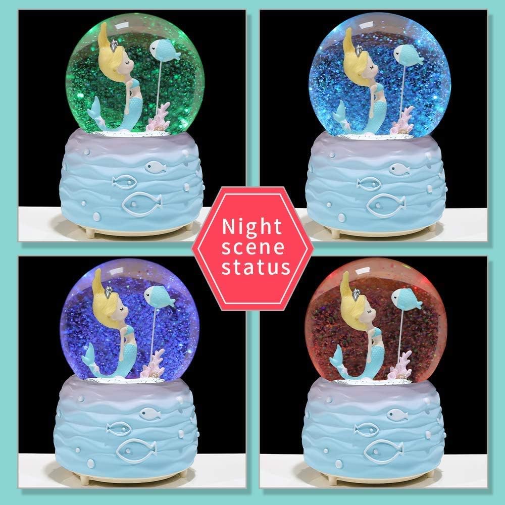Mermaid Snow Globe Music Box w – Snow Globe Musical recenzja i cena