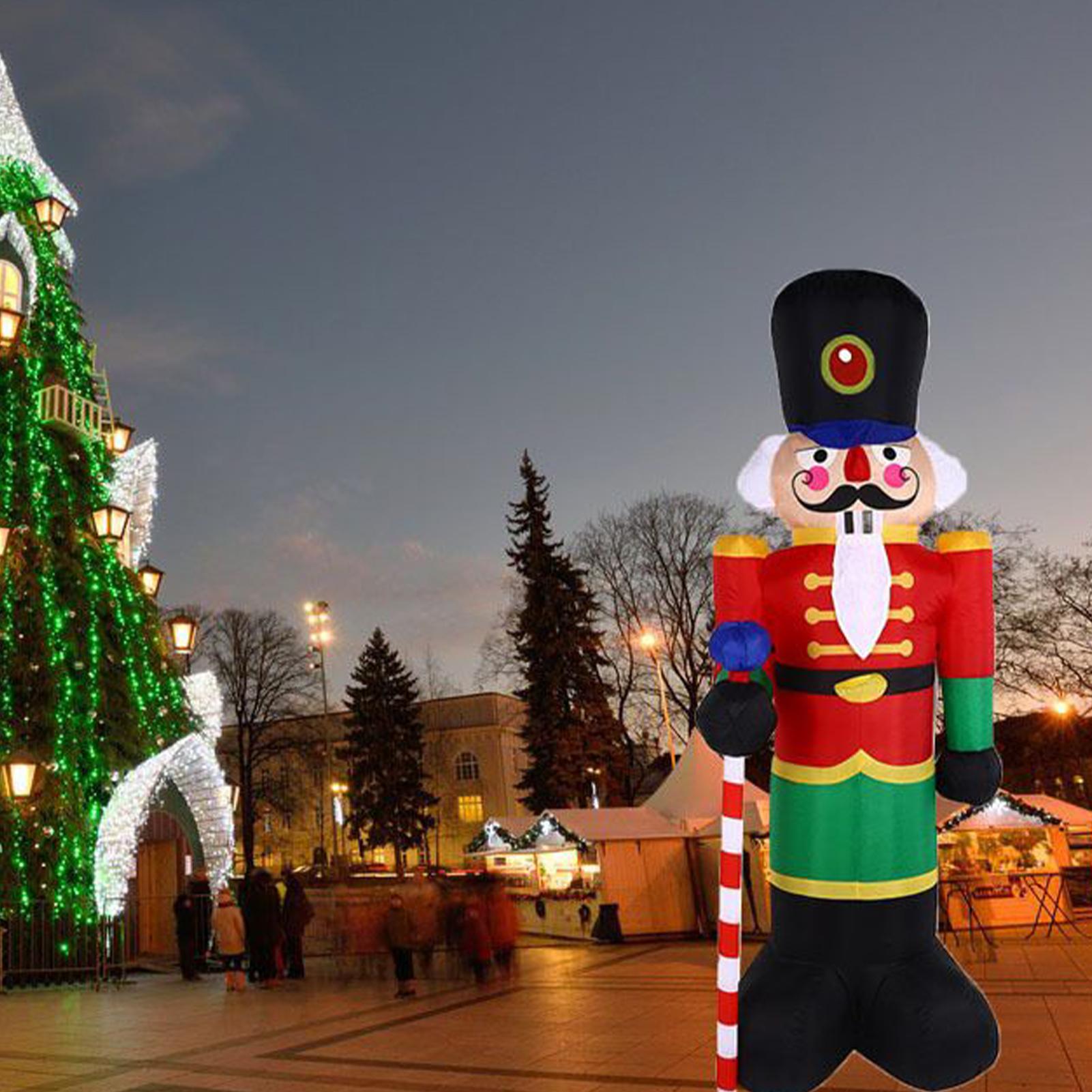 Nutcracker Inflatable Christma – Christmas Lights Outdoor recenzja i cena