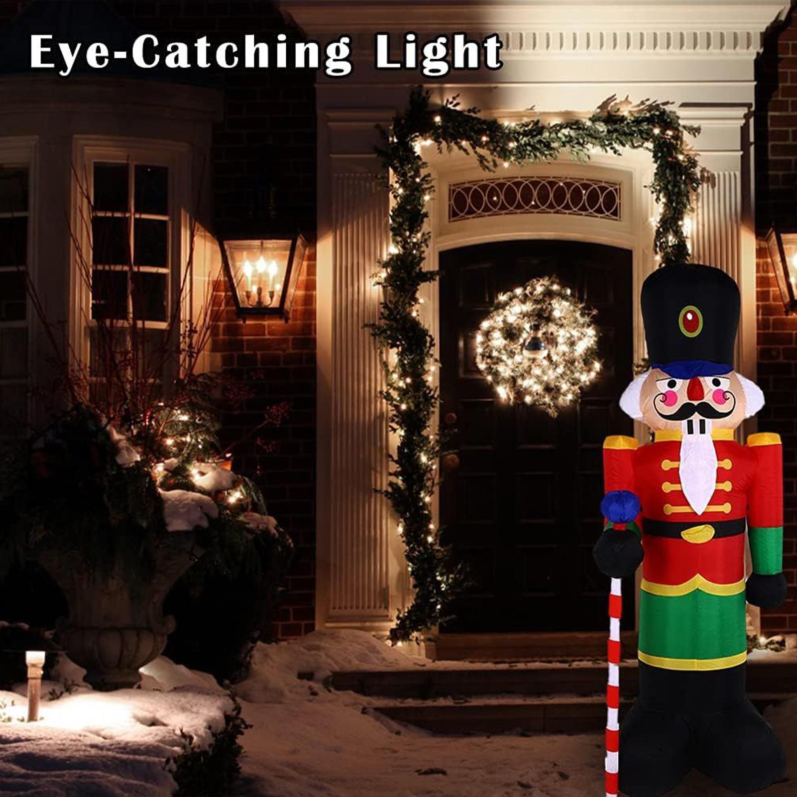 Nutcracker Inflatable Christma – Christmas Lights Outdoor recenzja i cena