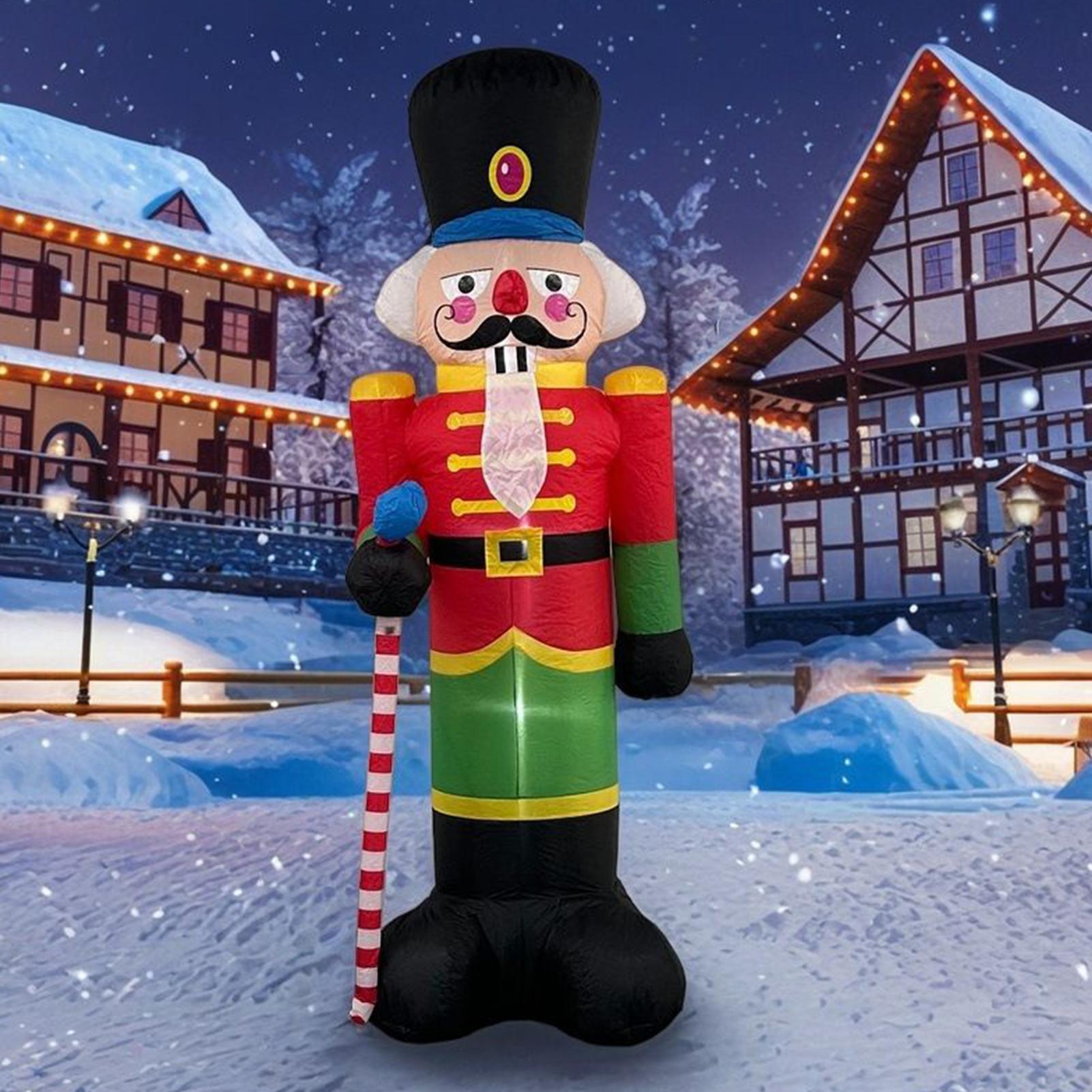 Nutcracker Inflatable Christma – Christmas Lights Outdoor recenzja i cena
