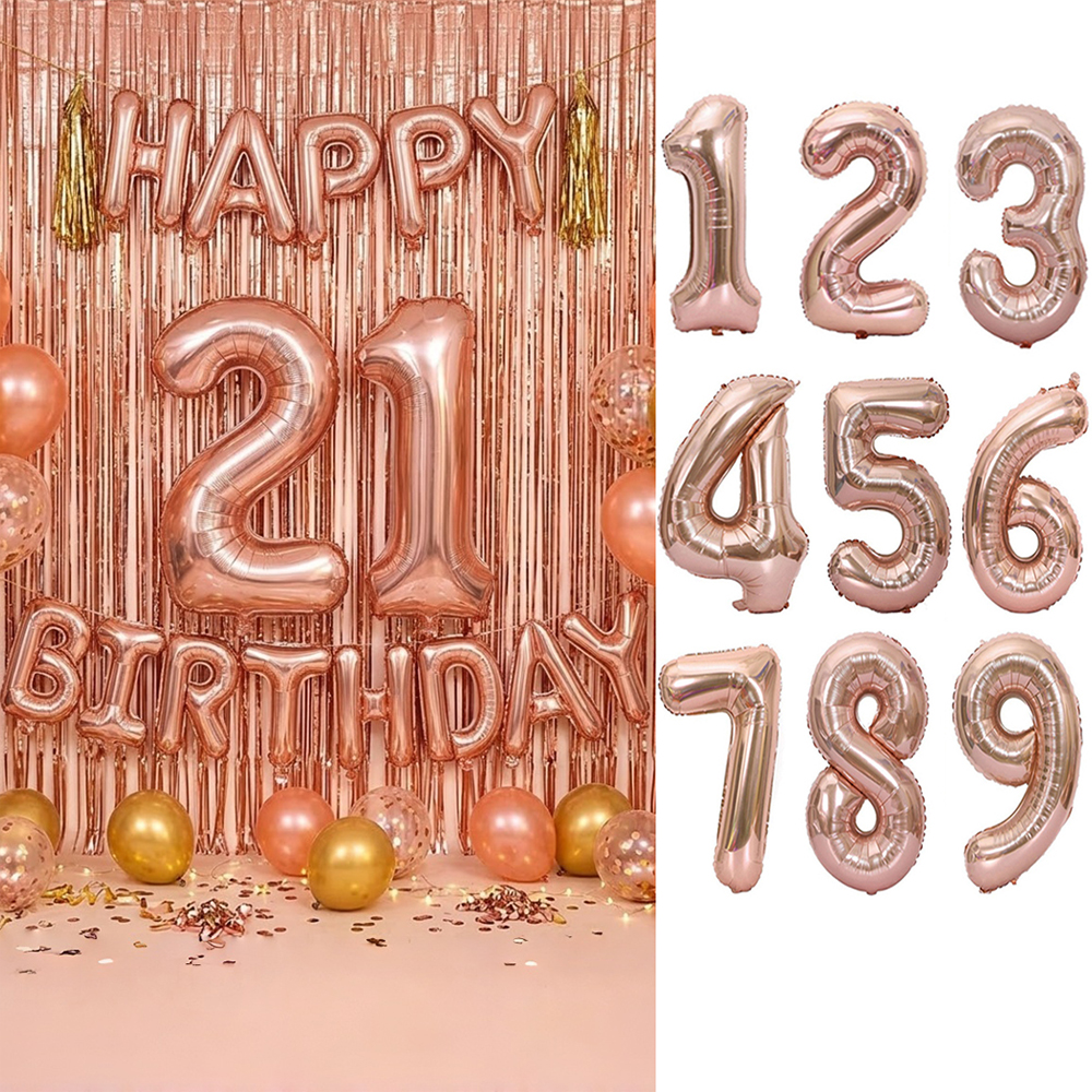 Happy Birthday 32Inch Number F – Tinsel Garland Decoration recenzja i cena