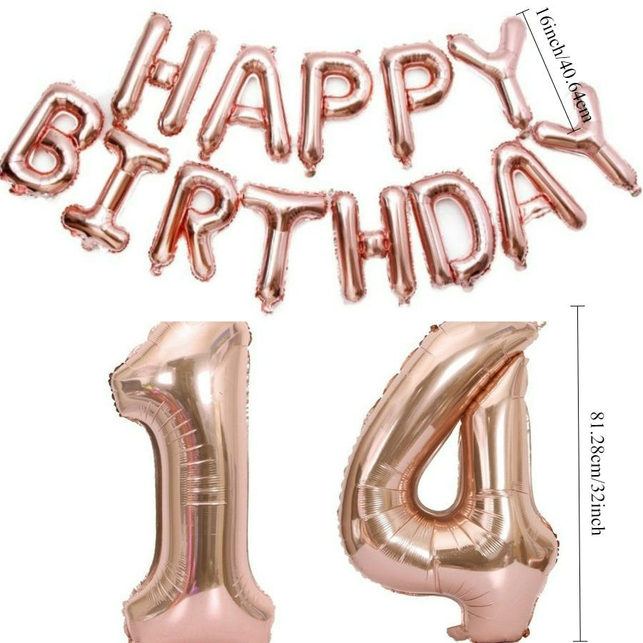 Happy Birthday 32Inch Number F – Tinsel Garland Decoration recenzja i cena