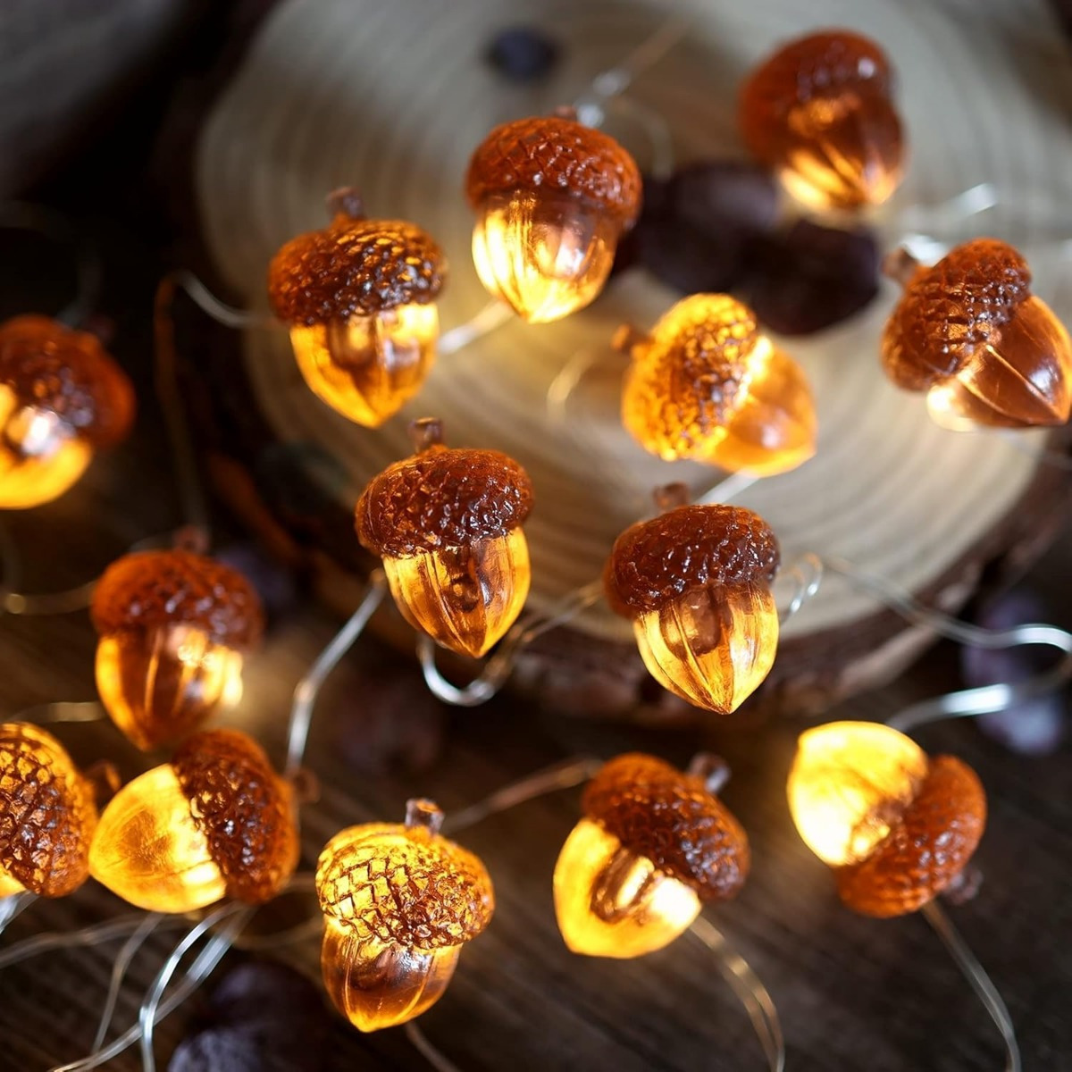 30 LEDs Acorn String Lights Th – Led Fairy String Lights recenzja i cena